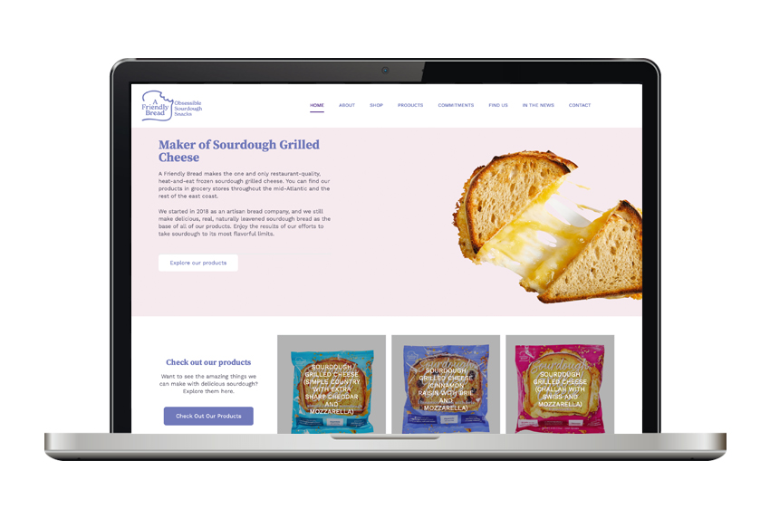 A Friendly Bread website